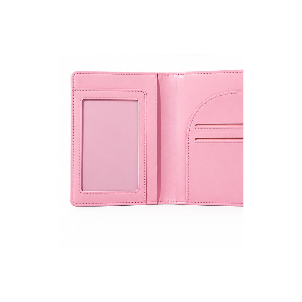 Care Bears pink star passport holder interior