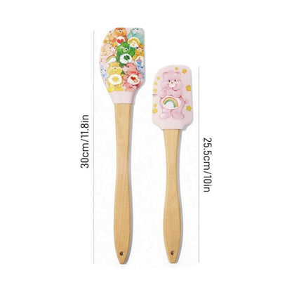Care Bears silicone spatula dimensions on white background