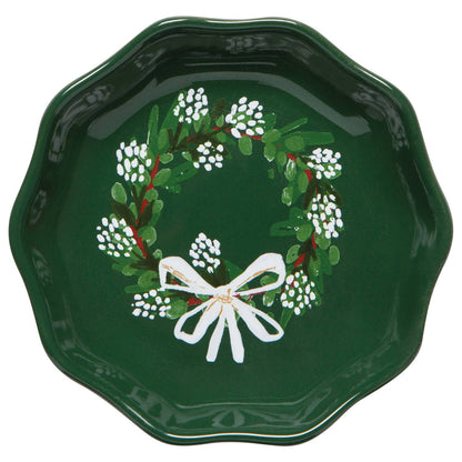 Wreaths Shaped Christmas Trinket Trays
