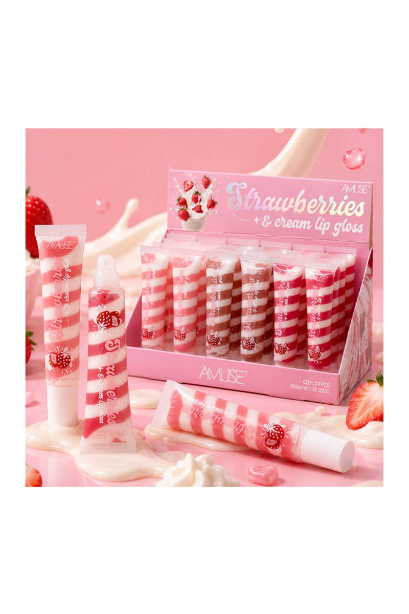 Strawberries & Cream Lip Gloss