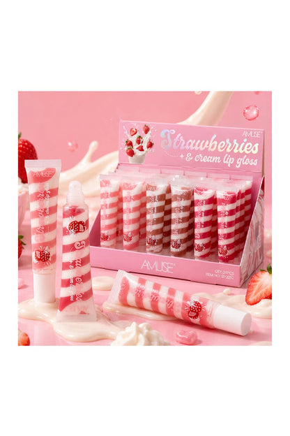 Strawberries & Cream Lip Gloss