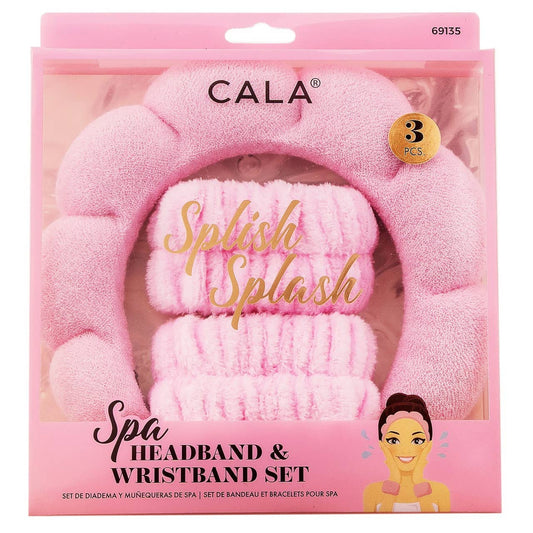 Spa Bubble Puffy Headband and Wristband Set