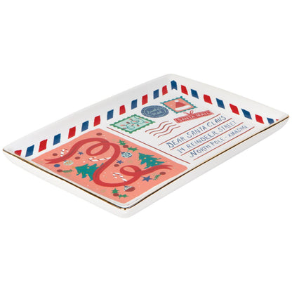 Jubilee Santa Mail Christmas Dish