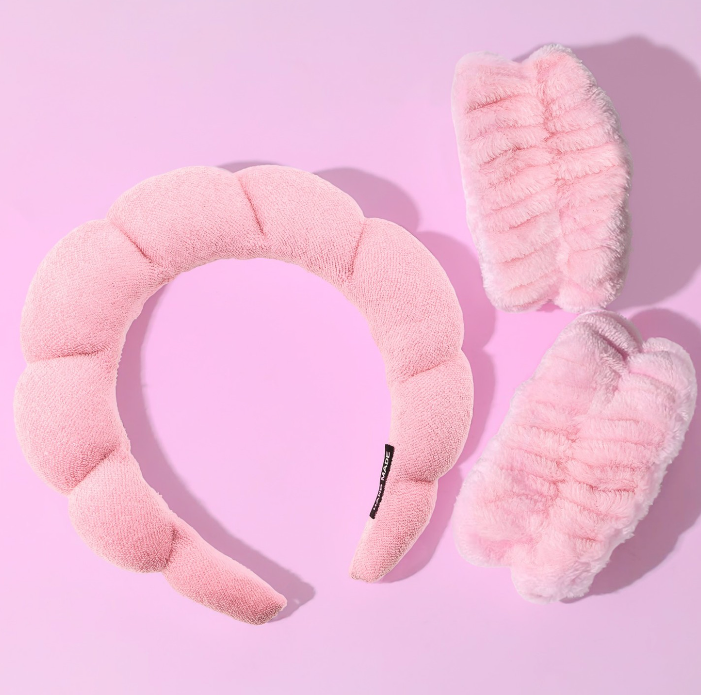 Spa Bubble Puffy Headband and Wristband Set