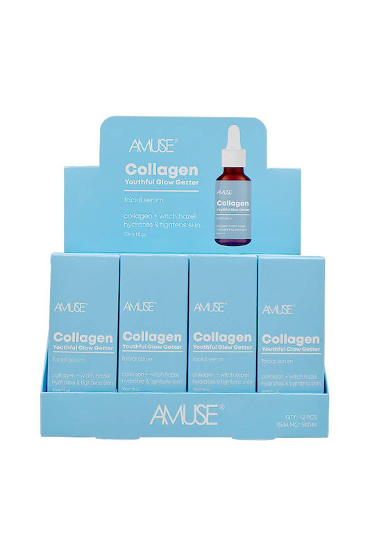 Bulk - Amuse Collagen Youthful Glow Getter Facial Serum - 12 pcs in Display