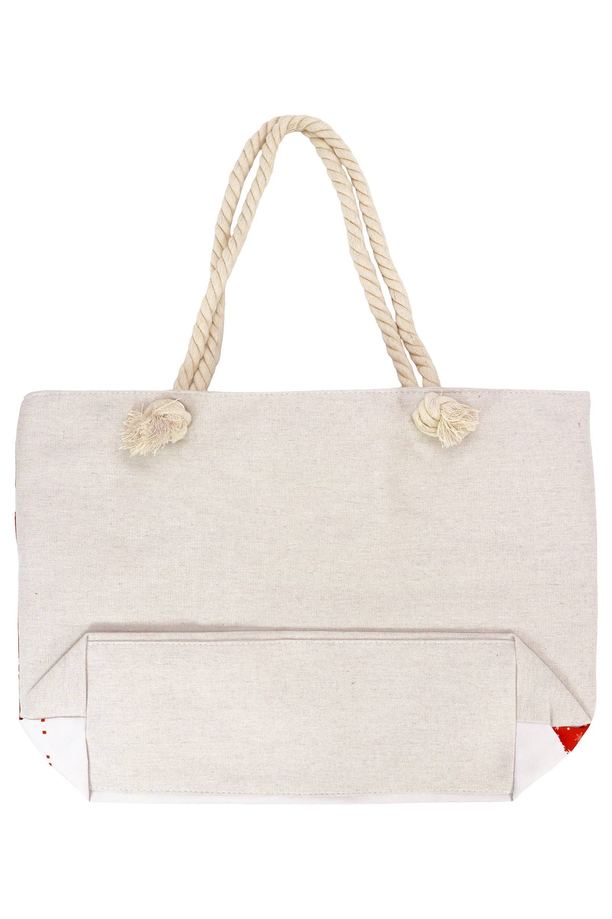 Christmas Winter Village Zipper Canvas Tote Bag