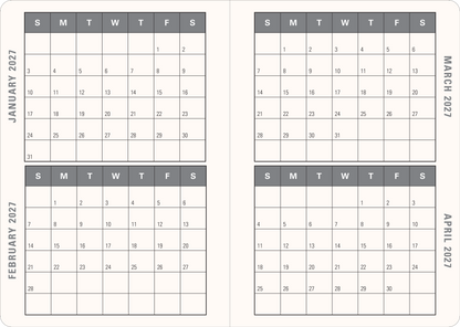 2027 Pooh Weekly Planner
