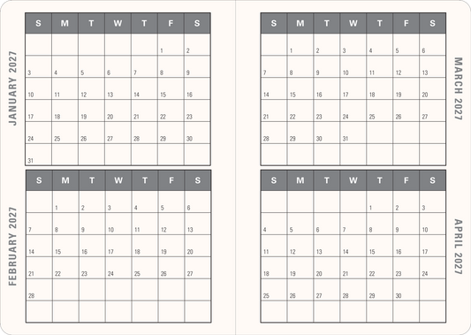 2027 Pooh Weekly Planner