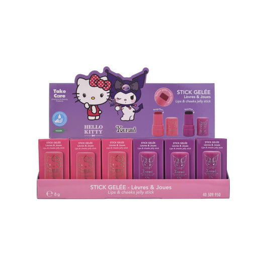 Hello Kitty and Kuromi Jelly Stick for Lips and Cheeks