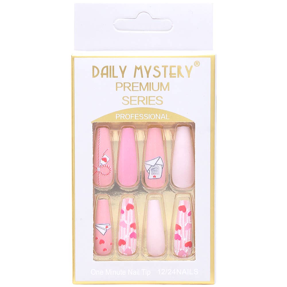 Valentine’s Day Love Letter Press-On Nails