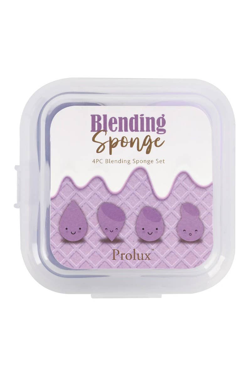Prolux K-859 Purple 4pc Blending Sponge Set