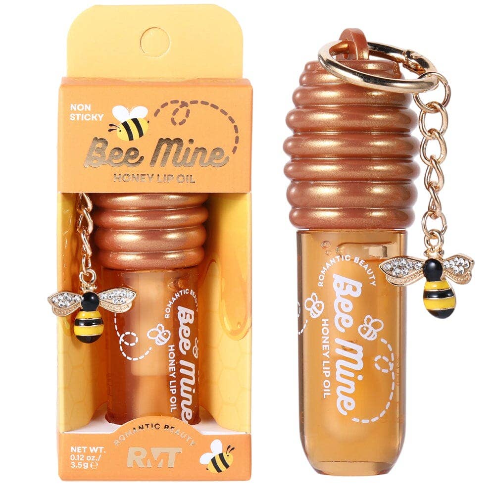 Bee Mini Honey Lip Oil Keychain