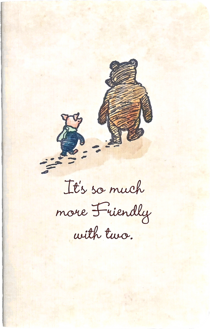 3pcs Pooh Mini Notebooks