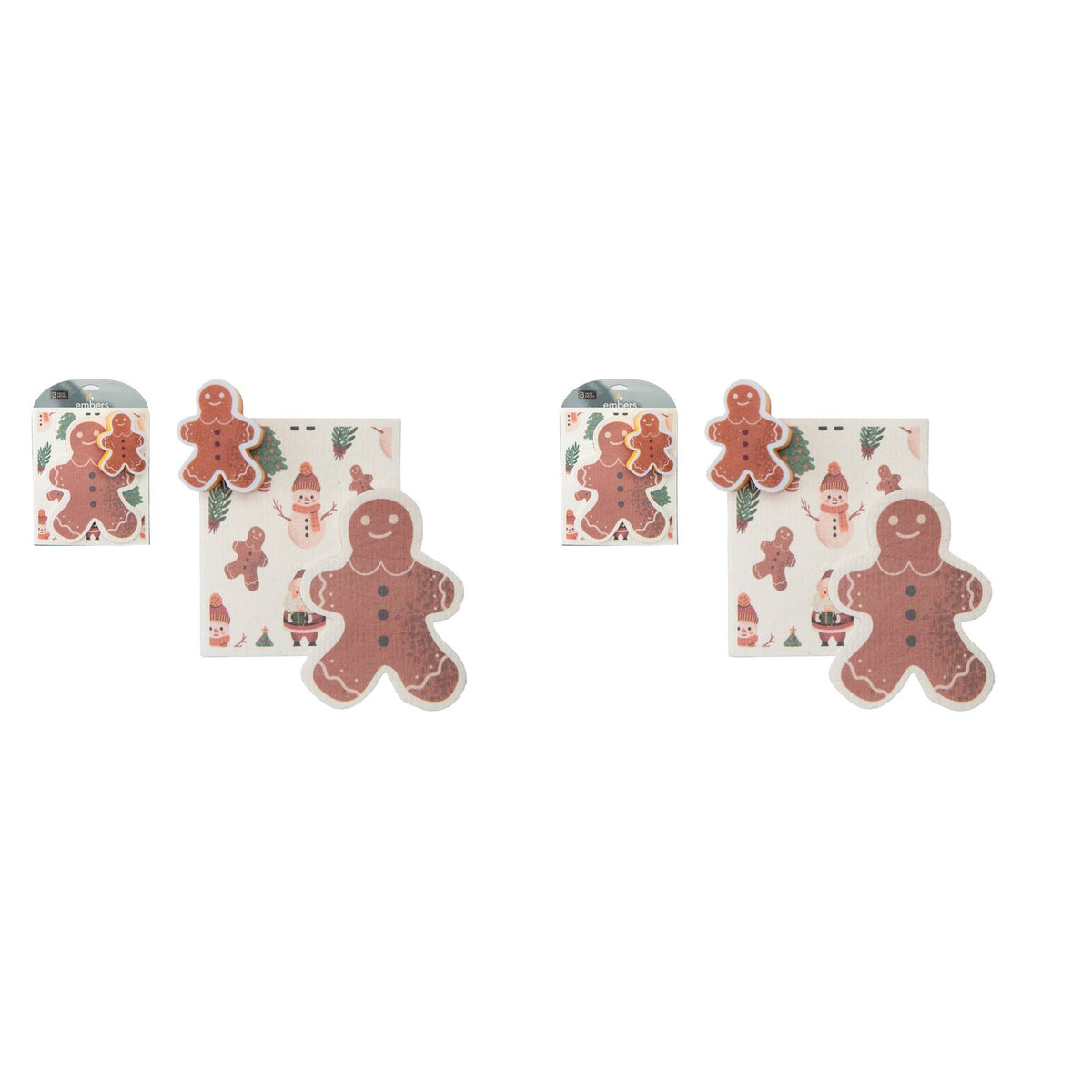 3PC CLEANING SET (DISH CLOTH & SPONGE)