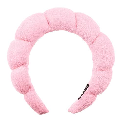 Spa Bubble Puffy Headband and Wristband Set