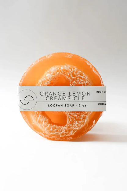 Lend Me Some Sugar Bath Company - Orange Lemon Creamsicle Loofah Soap