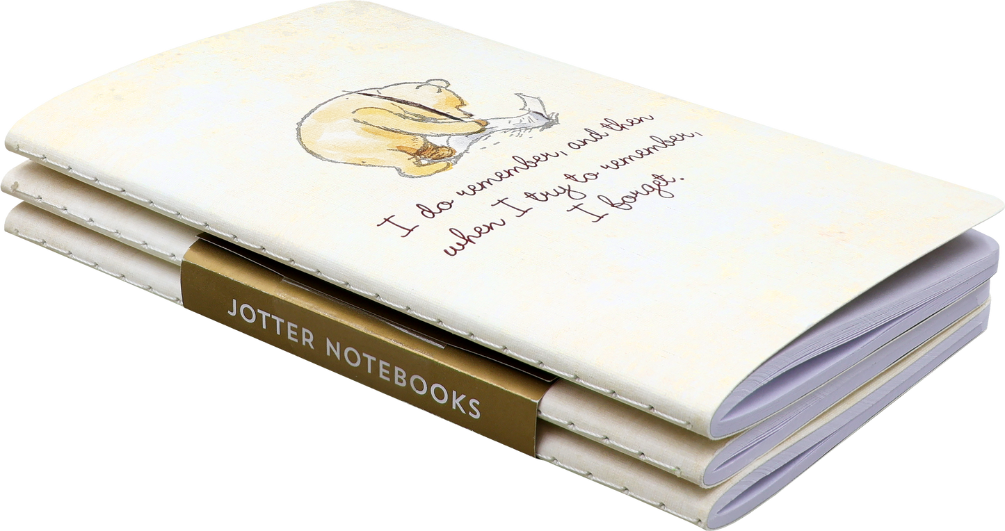 3pcs Pooh Mini Notebooks