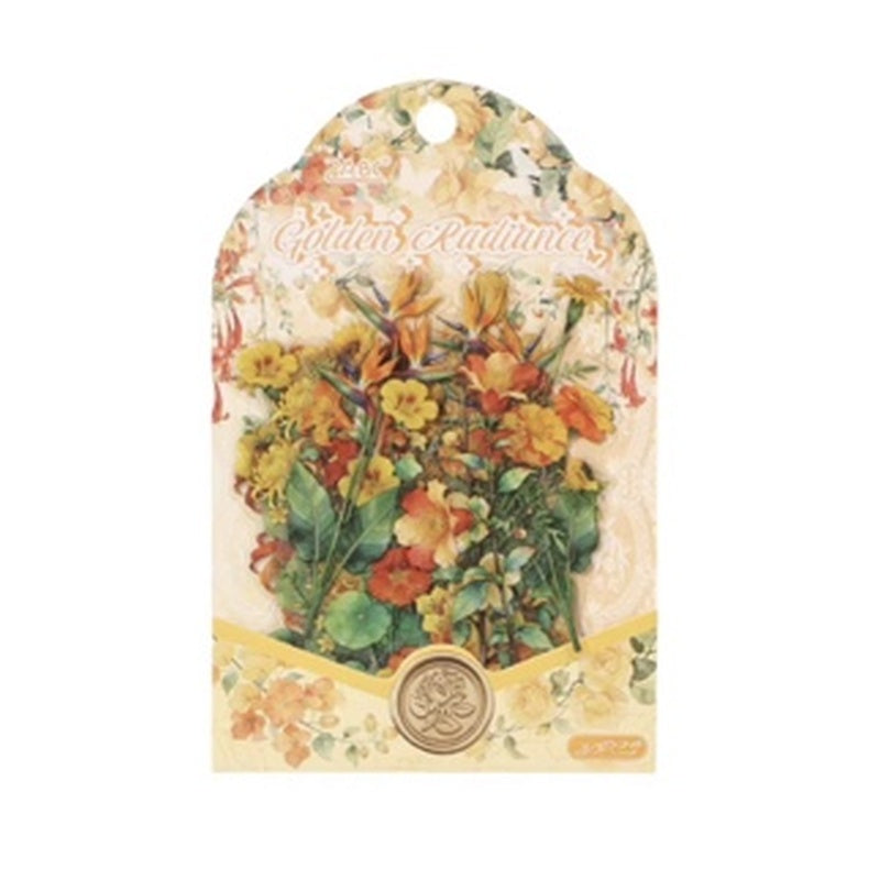 Warm Sunshine of Golden Sunflowers 30-piece sticker pack
