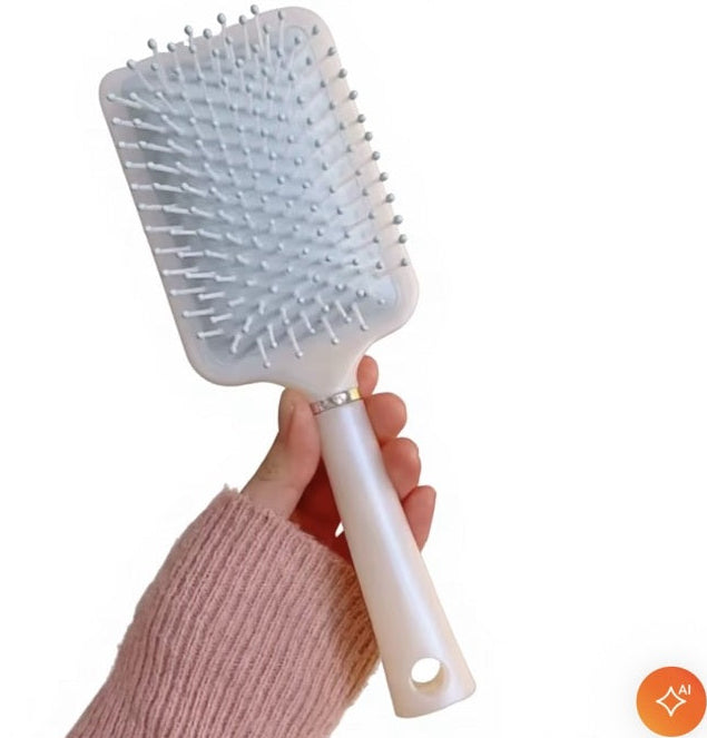 Blue pastel paddle hairbrush