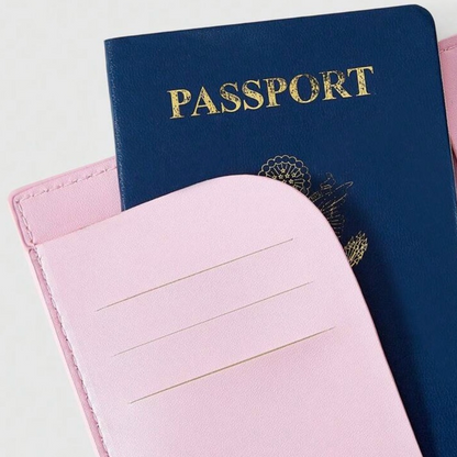 Strawberry Shortcake passport holder interior detail