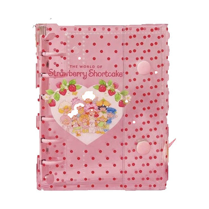 World of Strawberry Shortcake acrylic loose-leaf binder on white background