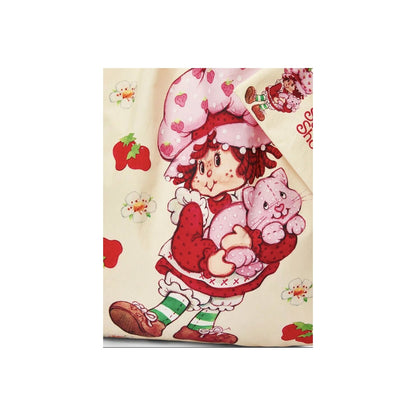 Strawberry Shortcake and Custard tote artwork detail