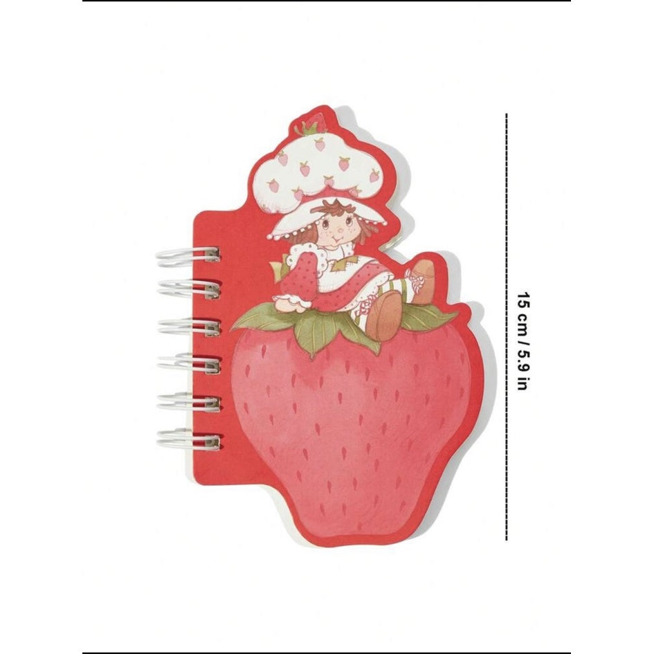 Strawberry Shortcake coil notebook size 15 cm